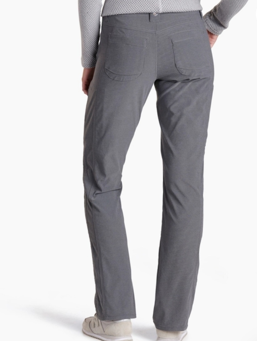 Kuhl Trekr Pants Charcoal Mid-rise Straight Leg Convertible Pants-Capris Size 4 - Picture 3 of 16